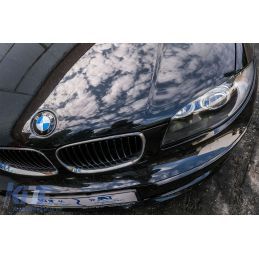 Headlights Angel Eyes suitable for BMW 1 Series E81 E82 E87 E88 (2004-2011) 2 Halo Rims Black, Nouveaux produits kitt
