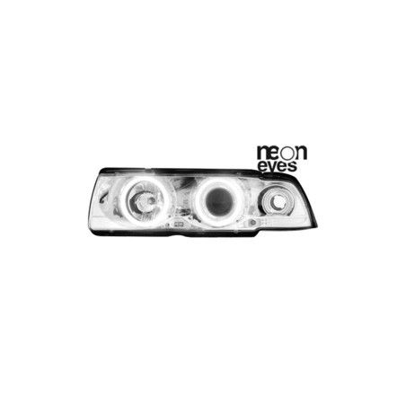 headlights suitable for BMW E36 Lim. 7.92-3.98_2 CCFL halo rims_chrome, Nouveaux produits kitt