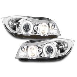headlights suitable for BMW E90/E91 3er_2 CCFL halo rims_chrome, Nouveaux produits kitt
