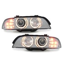 headlights suitable for BMW E39 5er 95-00_LED indicator_chrome, Nouveaux produits kitt