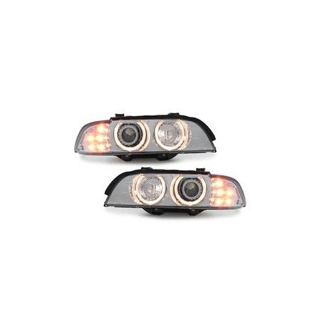 headlights suitable for BMW E39 5er 95-00_LED indicator_chrome, Nouveaux produits kitt