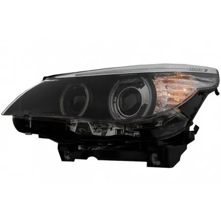CCFL Angel Eyes Headlights suitable for BMW 5 Series E60 E61 (2003-2004)  Dual Projector LCI Look for Xenon D2S