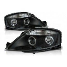 Angel Eyes Headlights suitable for Citroen C3 (03.2002-2009) Black, Nouveaux produits kitt
