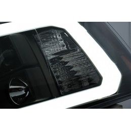 LED Tube Light Headlights suitable for Dodge RAM IV (2009-2018) Black, Nouveaux produits kitt