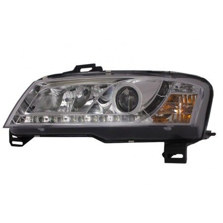 D-LITE Headlights suitable for FIAT Stilo 01-08L ED Daytime running light Chrome, Nouveaux produits kitt