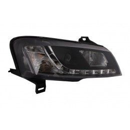 Headlights suitable for FIAT Stilo (2001-2008) Daytime Running Light Black, Nouveaux produits kitt