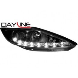 DAYLINE headlights suitable for FORD Fiesta 7_08-10_drl optic_black, Nouveaux produits kitt