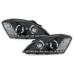 LED DRL Look Headlights suitable for KIA CEE'D (2006-2009) Black, Nouveaux produits kitt