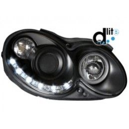 DAYLINE headlights suitable for MERCEDES Benz CLK W209 03-08 black, Nouveaux produits kitt
