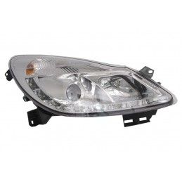 D-LITE Headlights suitable for OPEL Corsa D 06+LED Daytime running light chrome, Nouveaux produits kitt