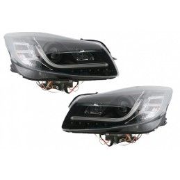 LED DRL Headlights suitable for Opel Insignia (2008-2012) Daytime Running Lights Black, Nouveaux produits kitt