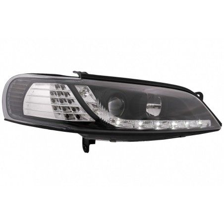 Daylight LED Headlights suitable for Opel Vectra B (11.1996-12.1998) LHD Black, Nouveaux produits kitt