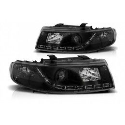 LED DRL Headlights suitable for Seat Leon Toledo (04.1999-08.2004) Black, Nouveaux produits kitt