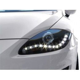 DAYLINE headlights suitable for SEAT Leon 09+ black, Nouveaux produits kitt