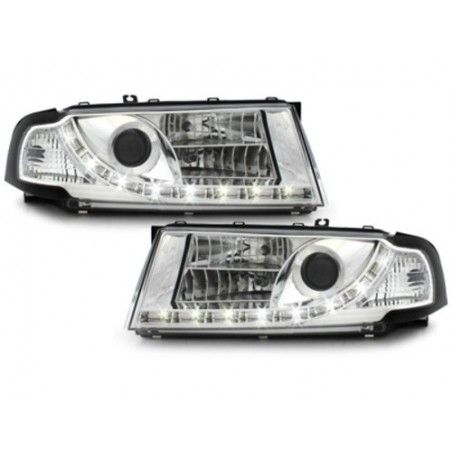 DAYLIGHT LED DRL Headlights suitable for Skoda Octavia I (08.2000-2010) Chrome, Nouveaux produits kitt