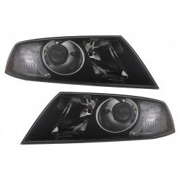 Headlights suitable for Skoda Octavia II (2004-2008) Black, Nouveaux produits kitt