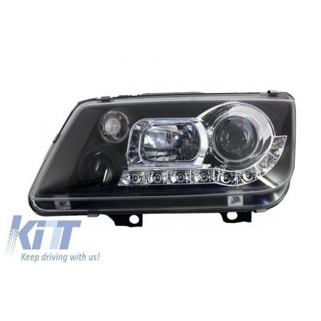 DAYLINE Headlights suitable for VW Bora 98-05 DRL Optic Black, Nouveaux produits kitt
