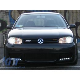 Headlights suitable for VW Golf IV 4 (09.1997-09.2003) R32 Design Chrome, Nouveaux produits kitt