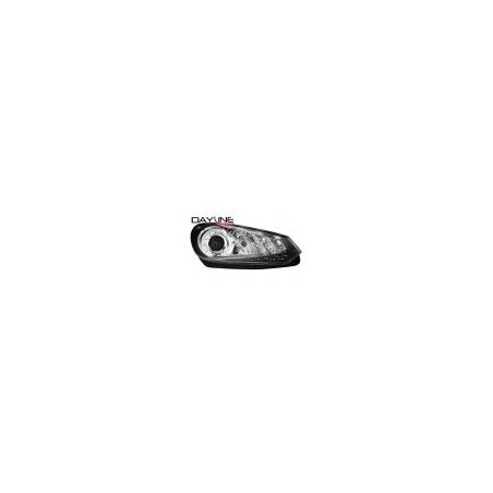 DAYLINE Headlights suitable for VW Golf VI 6 08+ LED DRL Design Black, Nouveaux produits kitt