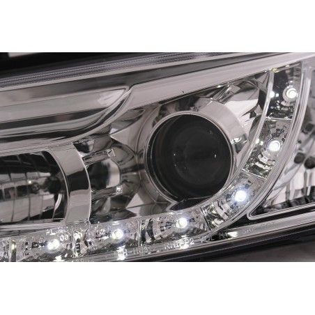 LED Headlights suitable for VW Passat B5 3B (11.1996-08.2000) Chrome, Nouveaux produits kitt