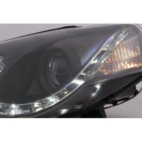 LED DRL Headlights suitable for VW Passat B6 3C (03.2005-2010) Black, Nouveaux produits kitt
