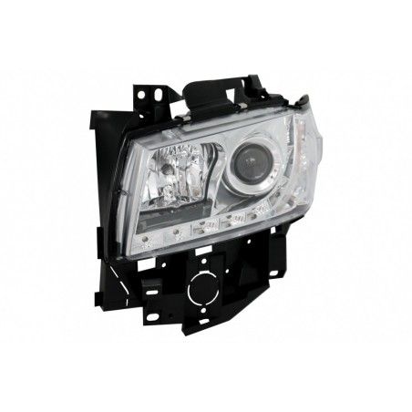 Headlights Daylight suitable for VW T4 Transporter Long Nose (1996-2003) LED DRL Chrome, Nouveaux produits kitt