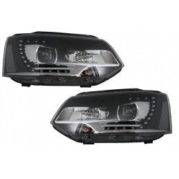 LED Dayline Headlights suitable for VW Transporter T5 (2010-2015) Xenon Look, Nouveaux produits kitt