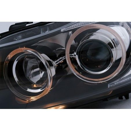 RIGHT SIDE Angel Eyes Xenon Headlight suitable for BMW 3 Series E90 Sedan E91 Touring (03.2005-2008) Chorme, Nouveaux produits k