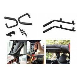 Package Front and Rear Grab Handle suitable for Jeep Wrangler III SUV JK (2007-2017), Nouveaux produits kitt