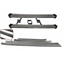 Running Boards Side Steps with Add On Door Moldings Strips suitable for Mercedes G-Class W463 (1989-2018), Nouveaux produits kit