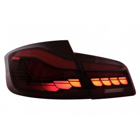 OLED Taillights suitable for BMW 5 Series F10 (2011-2017) Red Clear with Dynamic Sequential Turning Light, Nouveaux produits kit