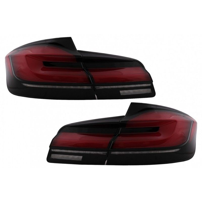 LED Taillights suitable for BMW 5 Series F10 (2011-2017) with Dynamic Sequential Turning Light Upgrade to LCI G30 Design, Nouvea