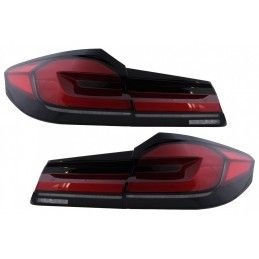 Full LED Taillights suitable for BMW 5 Series G30 Sedan (2017-2019) LCI Design with Dynamic Sequential Turning Lights, Nouveaux 