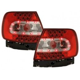 LED taillights suitable for AUDI A4 B5 Lim. 95-99 / 99-01_ red/crystal, Nouveaux produits kitt