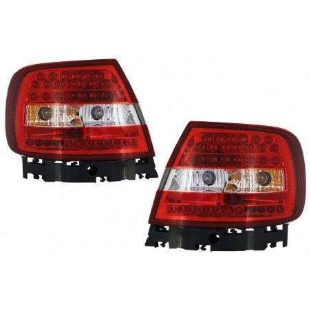 LED Taillights suitable for AUDI A4 (1994-2000) Red White, Nouveaux produits kitt
