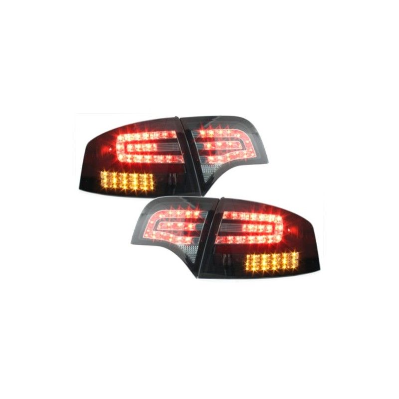 LED taillights suitable for AUDI A4 B7 Lim.04-08_LED BLINKER_blk/smoke, Nouveaux produits kitt