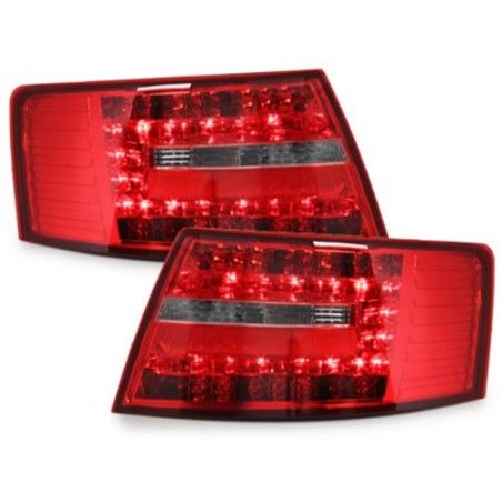 LED taillights suitable for AUDI A6 4F Lim. 04-08 red/crystal - RA19ELRC, Nouveaux produits kitt