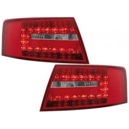 LED taillights suitable for AUDI A6 4F Lim. 04-08 red/crystal - RA19ELRC, Nouveaux produits kitt