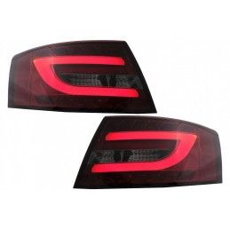 LED Taillights suitable for Audi A6 C6 4F Limousine (04.2004-2008) Red Smoke 7PIN, Nouveaux produits kitt