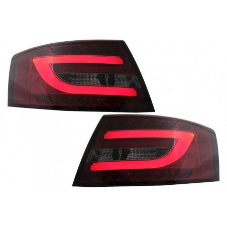 LED Taillights suitable for Audi A6 C6 4F Limousine (04.2004-2008) Red Smoke 7PIN, Nouveaux produits kitt