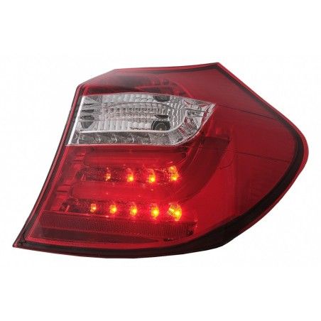 LED Light Bar Taillights suitable for BMW 1 Series E81 E87 (2004-08.2007) Red Clear, Nouveaux produits kitt