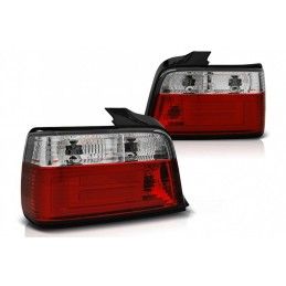 LED BAR Taillights suitable for BMW 3 Series E36 Sedan (12.1990-08.1999) Red White, Nouveaux produits kitt