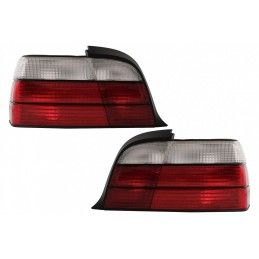 Taillights suitable for BMW 3 Series E36 Coupe Cabrio (12.1990-08.1999) Red White, Nouveaux produits kitt
