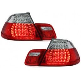 LED Taillights suitable for BMW E46 2D Cabrio (2000-2005) Red/Crystal, Nouveaux produits kitt