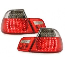 LED Taillights suitable for BMW 3 Series E46 2D Coupe Facelift (2003-2006) Red/Crystal, Nouveaux produits kitt