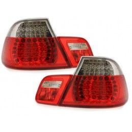 LED Taillights suitable for BMW 3 Series E46 2D Coupe Facelift (2003-2006) Red/Crystal, Nouveaux produits kitt