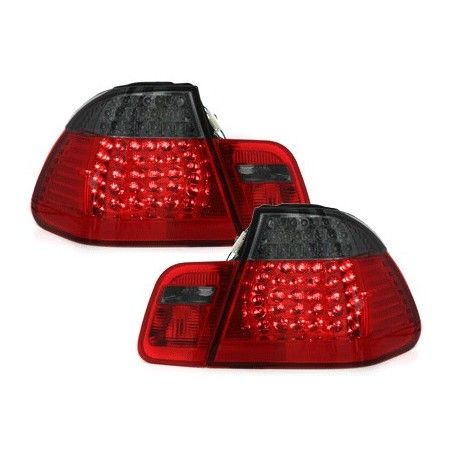 LED Taillights suitable for BMW 3 Series E46 Limousine 4 Doors (1998-2001) Red/Smoke, Nouveaux produits kitt
