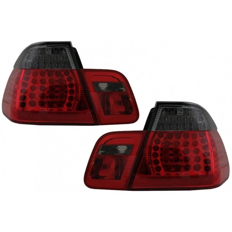 LED Taillights suitable for BMW 3 Series E46 Sedan (05/1998-08/2001) Red&Black, Nouveaux produits kitt