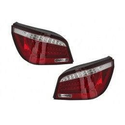 LED Lightbar Taillights suitable for BMW 5 Series E60 (04.2003-03.2007) Red White, Nouveaux produits kitt