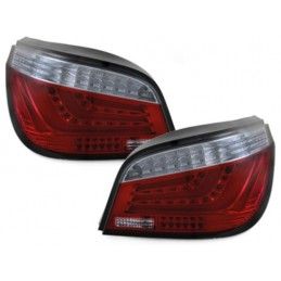 LED-Lightbar Taillights suitable for BMW E60 5er 07-09 Red/Smoke, Nouveaux produits kitt